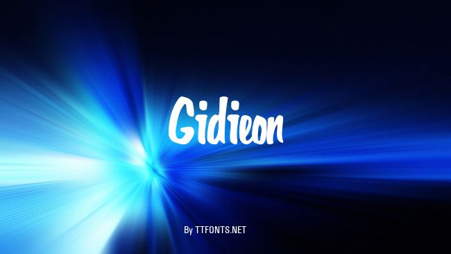 Gidieon example